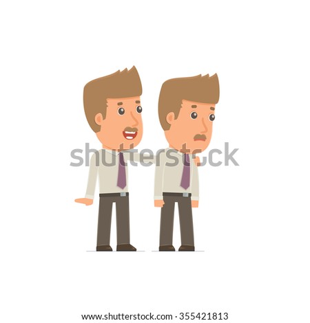 Stok fotoğraf: Good Character Broker Cares And Helps To His Friend In Difficult