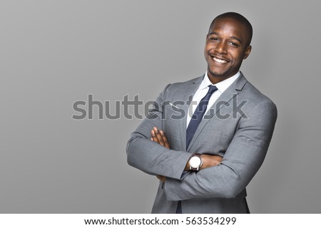 Foto d'archivio: Handsome Black Businessman