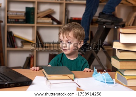 Stock photo: Online Education Concept With Male Student Feet On The Street