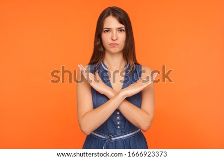 [[stock_photo]]: Indian Woman Showing Stop Gesture With Hand Isolated On White Ba