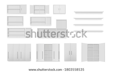 Stock photo: White Cabinet