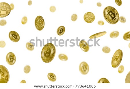 [[stock_photo]]: Bitcoin Coin Isolated Cryptocurrency On White Background Vecto