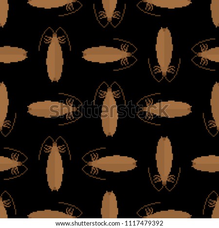 Foto stock: Cockroach Pattern Pixel Art Insect 8 Bit Background Beetle Orn