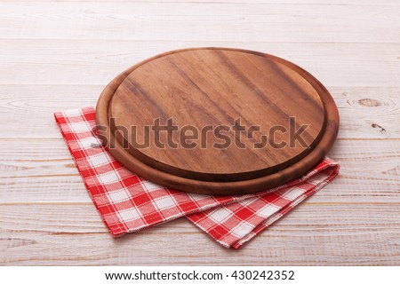 Stock fotó: Old Baking Tray With Red Checkered Table Cloth And Baking Utensils