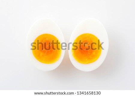 Сток-фото: Brown Soft Boiled Eggs