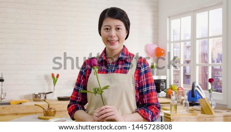 ストックフォト: Beautiful Young Woman Standing With Balloons At Wooden Plank Bed Near Pool