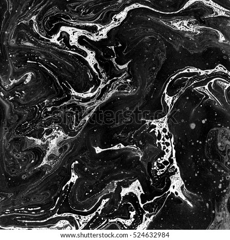 Stok fotoğraf: Oil Water And Ink Mixing For A Beautiful Space Galaxy Abstract