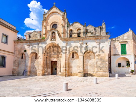 Stock photo: San Giovanni Battista Church In Matera Italy