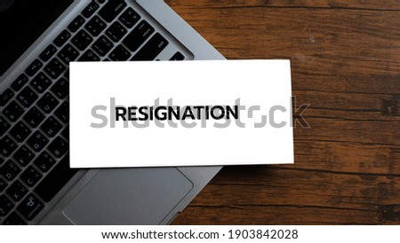 Zdjęcia stock: Employees Who Intend To Quit Work With Resignation Letters For Q