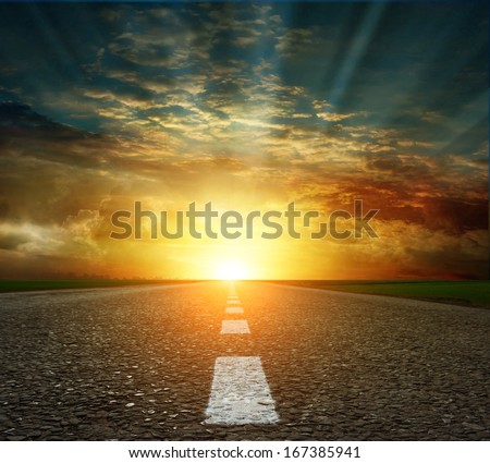 Foto stock: White Line And Asphalt Road As Simple Urban Background Pattern