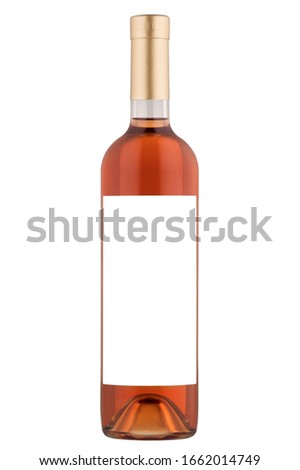 Stockfoto: Elegant Glass Of Pink Rose Champagne With Corks On Black Marble Board On Black Background