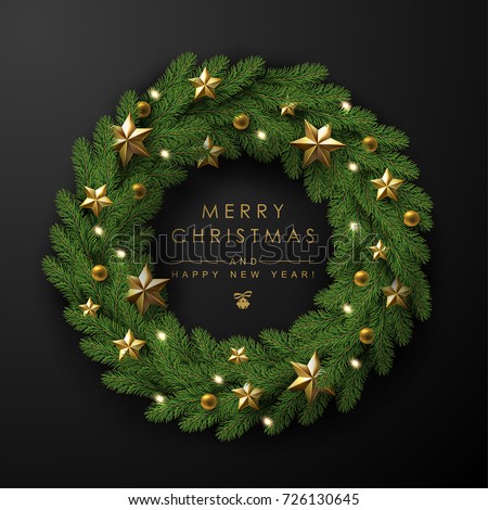 Christmas Wreath Foto stock © Devor