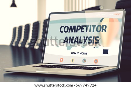 Competitive Analysis Concept Landing Page 商業照片 © Tashatuvango