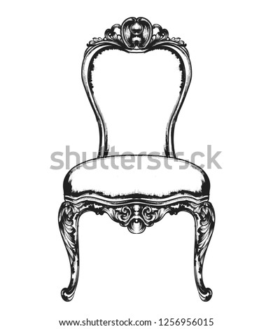 Сток-фото: Baroque Furniture Rich Armchair Royal Style Decotations Victor