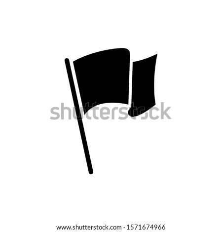 Foto stock: Flag Rectangular Shape Rectangular Shape Icon On White Background