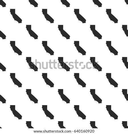 Foto d'archivio: California State Seamless Pattern Us State Graphic Print Design For T Shirt And Other Stock Vector