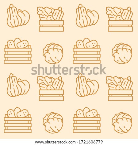 [[stock_photo]]: Seamless Background From A Set Of Wooden Boxes Vector Illustration
