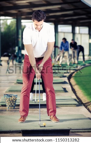 Stock photo: Getting Ready To Hit The Ball