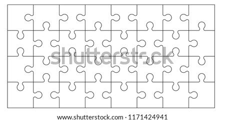 Stock photo: Vector Puzzle