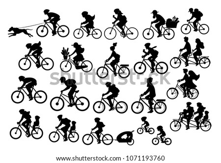 Stock foto: Vector Hipster Girl Tourist With Bicycle