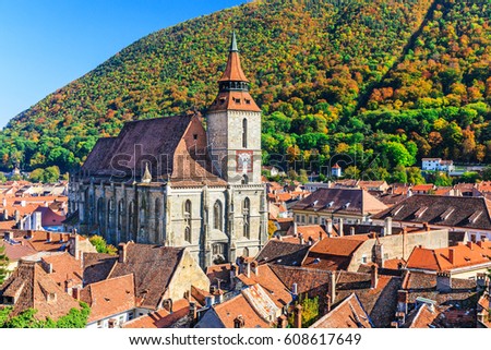 [[stock_photo]]: Tower Of The Black Church In Brasov