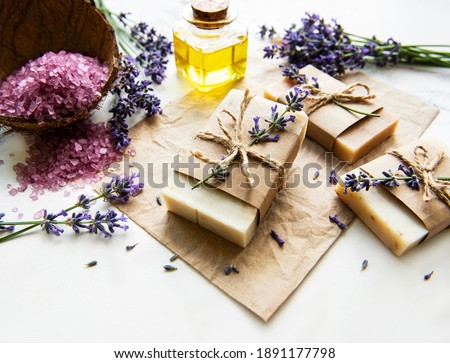 Foto stock: Bath Products