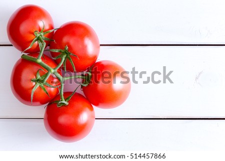 Сток-фото: Bunch Of Fresh Tomatoes