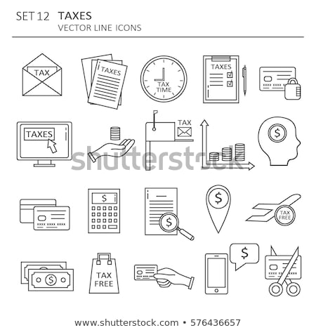 Сток-фото: Tax Free Service Concept Vector Illustration