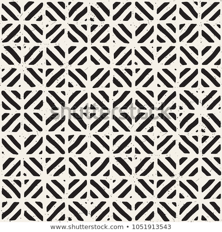 ストックフォト: Hand Drawn Seamless Repeating Pattern With Lines Tiling Grungy Freehand Background Texture