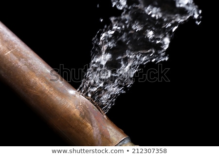 Foto stock: Icicles On The Water Pipe