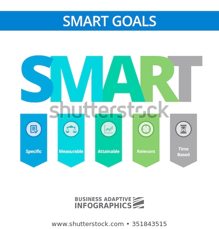 Stockfoto: Smart Goal Concept For Setting Management Objectives