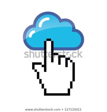 Cloud With Hand Cursor [[stock_photo]] © RedKoala