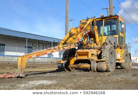 Foto stock: Laying On The Rails