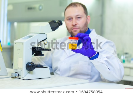 Foto stock: Urinalysis