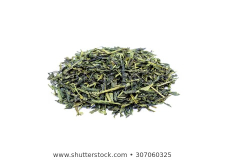 Stock photo: Heap Of Loose Green Tea Sencha