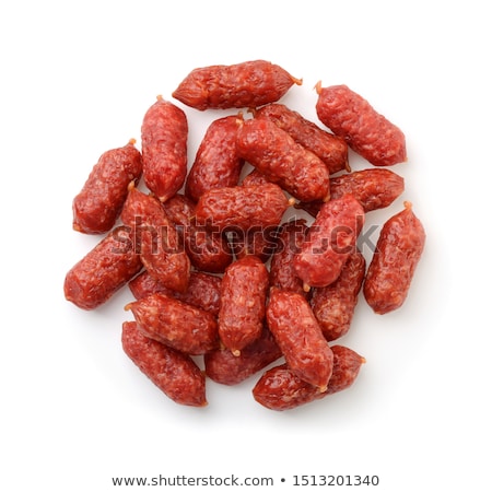 Foto stock: Mini Cabanossi Sausages