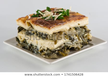 Foto stock: Lasagne With Meat And Sauce