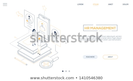 Foto stock: Business Competition - Colorful Flat Design Style Illustration