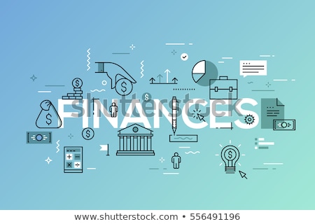 Stock foto: Bank Account Concept Banner Header