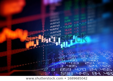 Stock fotó: Business Stock Market Background