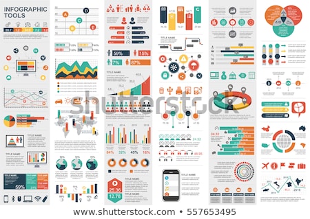 Foto d'archivio: Timelines Flat Infographic Elements