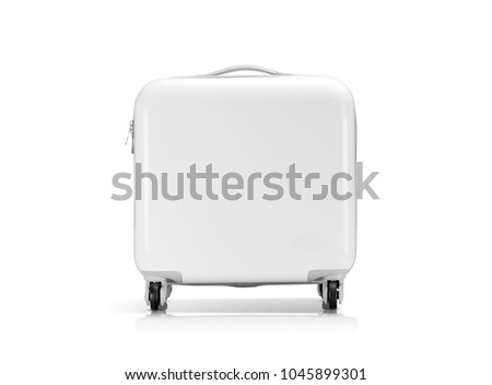 Foto stock: Ala · de · viagem · cinza · isolada · no · fundo · branco · Clipping · Pathfro