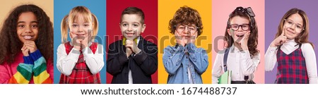 Foto stock: Amazing Model Looking At Camera While Touching Face With Hand