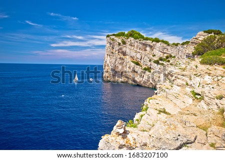 Сток-фото: Kornati Archipelago National Park Spectacular Cliffs Of Telasci