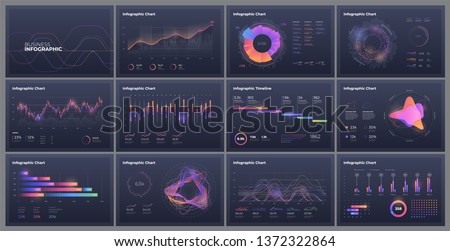 Сток-фото: Modern Abstract Infographic Template To Display Data