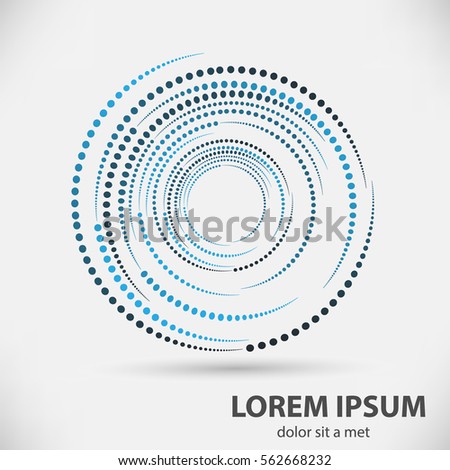 Stockfoto: Globe Sign Round Vector Web Element Circular Button Icon Design