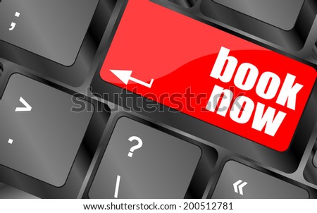 Book Now Button On Keyboard Key Web Icon Web Button Stockfoto © fotoscool