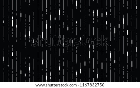 Stok fotoğraf: Vector Seamless Black And White Retro Geometric Line Grid Pattern