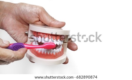 [[stock_photo]]: How To Brush Your Teeth Properly Education Dentistry Infographics