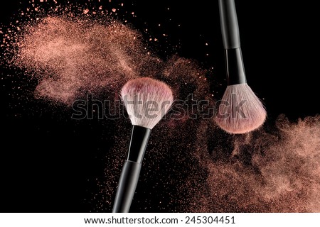 Foto d'archivio: Beige Cosmetic Texture Background Make Up And Skincare Cosmetic